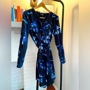 Mossimo, full length sleeves, dress, with belt and pockets